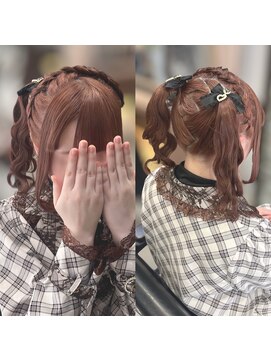ヘアセット アリエス 新宿駅前店(aries) あみかちゅツインテール