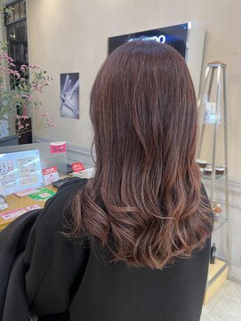 シャンプーボーイ セントラル 博多(SHAMPOO BOY central) ピンクブラウンハイライト