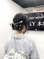 スカイ 本店(SKY)&nbsp;zuru_ツインテールお団子アレンジ