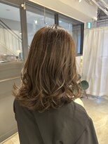 フィゼル 福島店(fizelle)&nbsp;ハイライト×オリーブベージュ