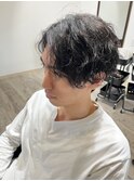 波巻きパーマ