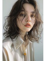 ラナ 新宿(lana)&nbsp;ミディアム/ミディアムレイヤー/顔まわりカット【lana hair/新宿