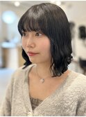 #波巻きパーマ #ボブパーマ #パーマ #コテ巻き風パーマ