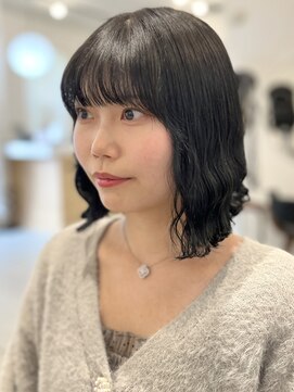 アミー 駒澤(Ammy komazawa) #波巻きパーマ #ボブパーマ #パーマ #コテ巻き風パーマ