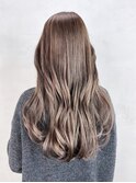 ロング美髪顔周りレイヤーくびれヘア韓国ヘア_ba500791