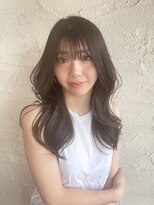 ムード マグ レーベル 南松本(MOOD Mag Label)&nbsp;大人美人艶カラーベージュ小顔カット透明感レイヤーロング