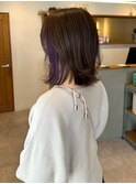 インナーカラ×パープル