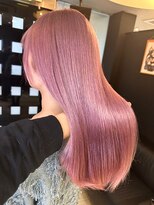 ヘアメイク フォックス 錦店(hair make FOX)&nbsp;透明感/ダブルカラー/ロング/外国人風/ピンクカラー