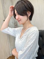 アフロート ルヴア(AFLOAT RUVUA) みね.ひし形ショートボブで似合わせ◎30代40代50代丸顔面長