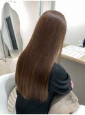 桑名ロングレイヤーカットハッシュカット透明感カラー重めロング