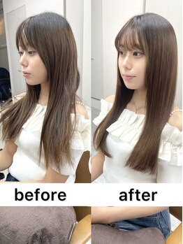ツム(tumu)の写真/ダメージを受けた髪を徹底補修!髪のお悩みに合わせて、ピッタリの髪質改善メニューをご提案♪今池/千種