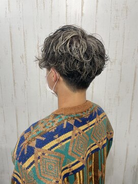 アトラスサロン 札幌大通り(Atras.salon) メンズ刈り上げ波巻きパーマ#髪質改善#札幌#大通り駅