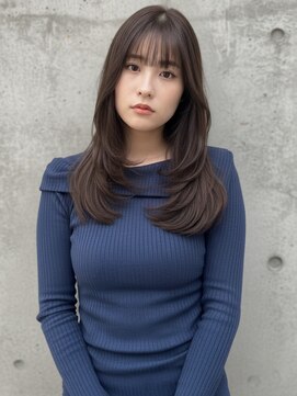 ニューヨークニューヨーク ピオレ姫路店(NYNY) セミロング×内巻き×透明感ブラウン