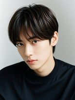 エイチ メンズ(H)&nbsp;おしゃれ坊主マッシュメンズコンマバングメンズベリーショート