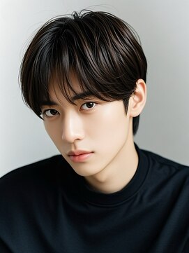 エイチ メンズ(H) おしゃれ坊主マッシュメンズコンマバングメンズベリーショート