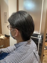 ハグズ&nbsp;大人メンズビジネスショート白髪を生かす清潔感40代50代60代