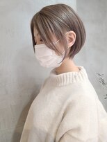 エリマ 調布(elima)&nbsp;小顔見せグレージュくびれショートボブ◎