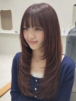 hyon myon/RISEbyREVO 綾瀬店【ヒョンミョン】&nbsp;ハッシュカット/デザインカラー/グレージュ[綾瀬駅/韓国ヘア]