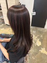 ボンドヘアステージ 良福寺店(BOND hair stage)&nbsp;半年前のデジタルパーマを活かす髪質改善ストレートで艶髪へ