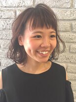 マルケ ドゥ マッシュ(MaruQuee de mashu)&nbsp;ナチュラルピンクベージュくびれボブ