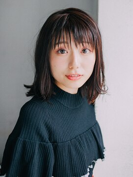 錦糸町 美容室 ラウンズ(Rounds) 錦糸町 Rounds 秋冬おすすめ貞森英輝のうすバングエアリーロブ☆