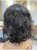 ミディアムパーマ