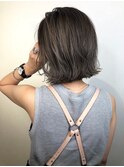 切りっぱなしボブ