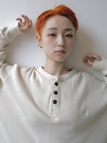 ロックス バイ マグ 松本(rocks BY MAG)&nbsp;【rocks】オレンジカラー/ベリーショート/ショートヘア