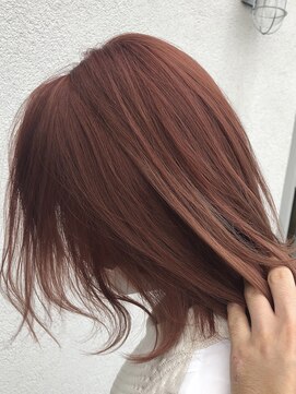 シェル 津山の手店(shel) オレンジベージュ♪20代30代髪質改善カラー透明感小顔レイヤー