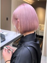 ベレーザ 渋谷(BELEZA)&nbsp;ba579_透明感ニュアンスカラーダスティーピンクハイトーンカラー