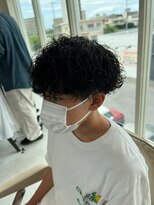 ミオ(Mio)&nbsp;滋賀、南草津、メンズ美容室、波巻きツイストスパイラルパーマ