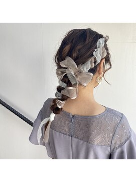 タイドヘアー(tide hair) 編み下ろし