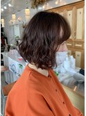 ボブ×ウェーブ
