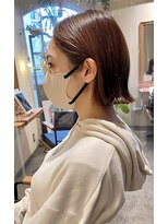 ヘアードレッシングショップ サロ(Hair Dressing Shop Salo) ミニボブ×柔らかベージュ