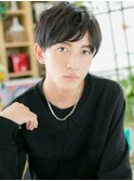 ■ダークアッシュ黒髪マッシュ束感ショート101★大宮20代30代