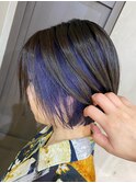 インナーカラー  ダークブルーバイオレット