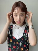 ボブ/ロブ/切りっぱなし/前髪/顔周りカット/銀座一丁目