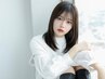 注目度No.1【髪質改善】高濃度水素トリートメント+透明感カラー+小顔カット