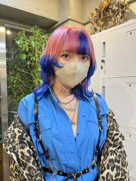 カリーナコークス 原宿 渋谷(Carina COKETH) ウルフカット/インナーカラー/ダブルカラー/レイヤーカット