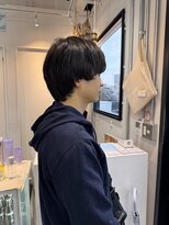 ロカ 表参道(loka)&nbsp;長めマッシュ/メンズカット[表参道/ブリーチ/ハイライト]Mai