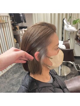 オプ アート(Op Art) 大人カッコいいインナーカラー