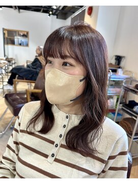 ラフィネ 成増店(raffine) 【 raffine 君島 】ゆるふわ巻きブラウンレッド/髪質改善/成増