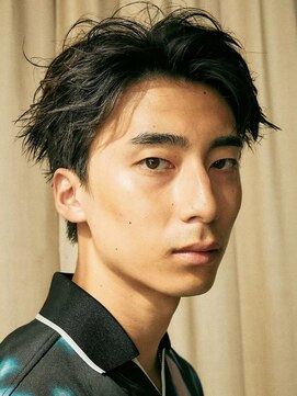 ノイ(noi) センターパートニュアンスパーマスパイラルパーマメンズパーマ