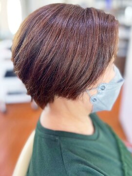 アークスヘアー 20代30代40代髪質改善カラーチョコレートブラウン透明感ショート