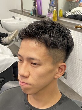 スカイシープレイス 錦糸町 ソフトピンパーマ[錦糸町/理容室/メンズ/フェード/パーマ]