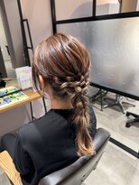 グランミーツ(Grand meets)&nbsp;編み下ろしヘアアレンジ