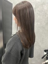 ロウ 町田(ROW)&nbsp;大人かわいいエギョモリ ミルクティーブラウン ひし形シルエット