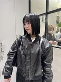 ■縮毛矯正/切りっぱなしボブ