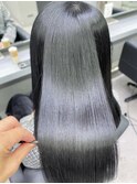 ブルーブラック×髪質改善トリートメント