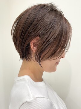 ジルブラン 土浦(JIL BLAN) ハイライト縮毛矯正ブリーチダブルカラーショートカット40、50代